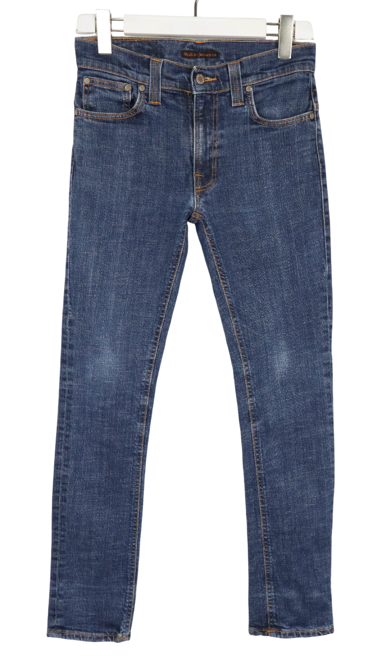 Nudie Jeans　Thin Finn W32L30 Nudie Jeans Unisex-Adult's Thin Finn Authentic Repair, 28/30