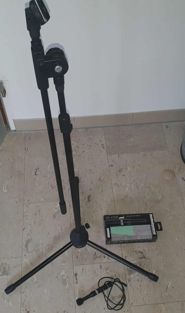 Audiocontrol SA4100i Messmikrofon + Stativ für IOS, wie neu, ca