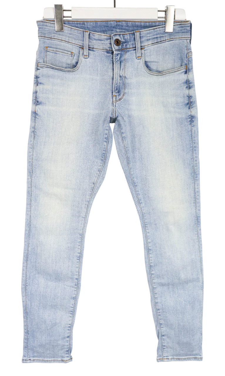 G-STAR 3301 Deconstructed Skinny Jeans Men's W31/L30 Light