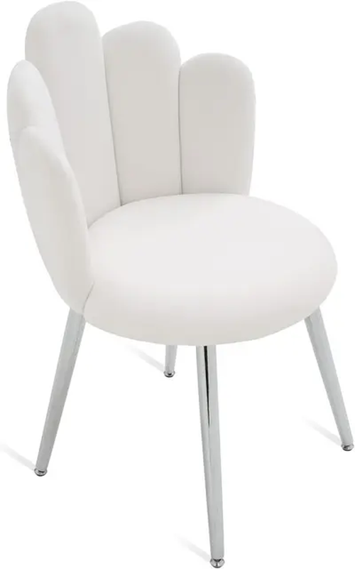 Vanity Chair for Makeup Room, Modern Accent Chair for Living Room Bedroom, Velve