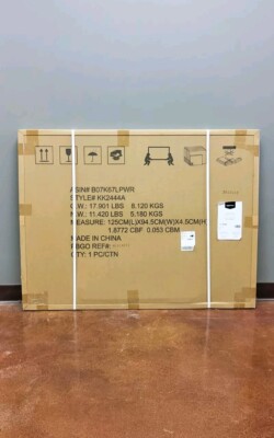 AmazonBasics 36x48'' Magnetic Framed Dry Erase Board - White (KK2444A)