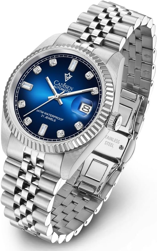 Men’S Automatic Mechanical Watch Casual Watches for Men Waterproof Sapphire Week Calendar