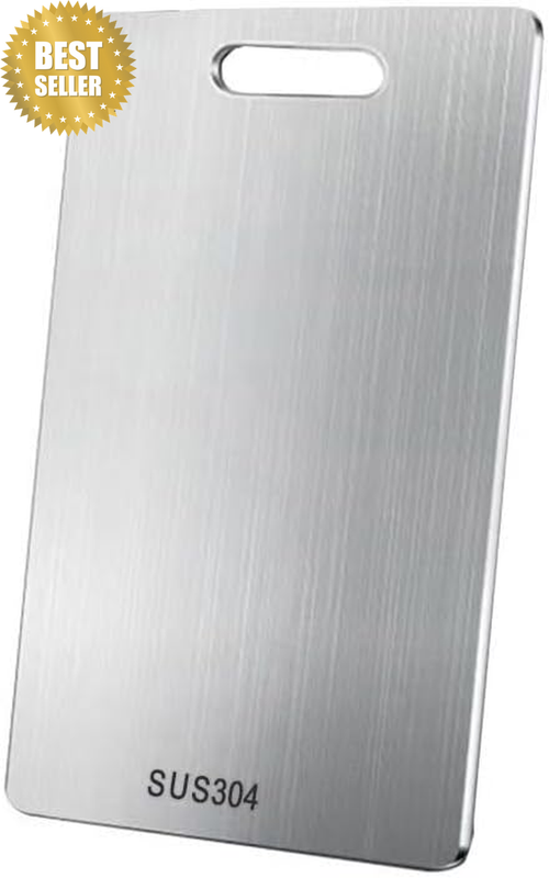 304 Stainless Steel Cutting Board, Pure Cutting Boards for Kitchen, Food Grade,