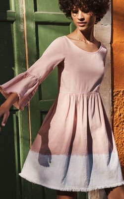 Anthropologie Lilibet Dress Dip Dye Size 2 Petite $138