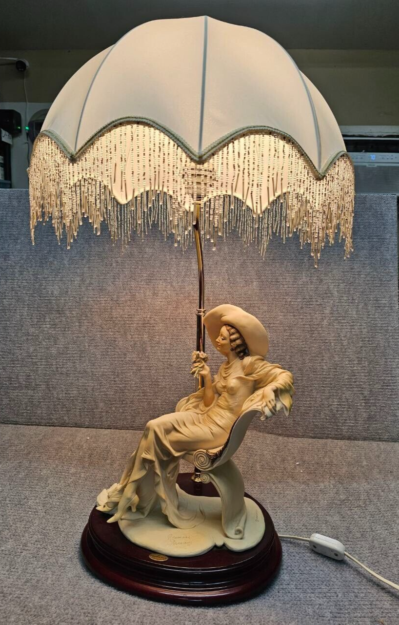 イタリア ジョゼッペアルマーニ　フローレンス　大型女性フィギュリン 47cm ヴィンテージ フローレンス社ジョゼッペ・アルマーニ フィギュ