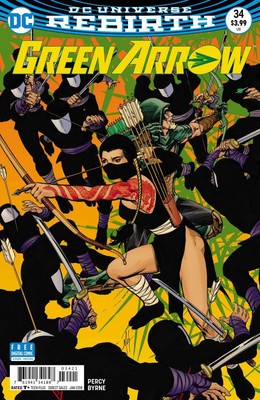 Green Arrow (6th Series) #34A VF/NM; DC | Rebirth Mike Grell Variant - we combin