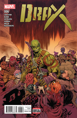 Drax (2016) #6 VF/NM CM Punk GOTG Scott Hepburn & Matt Milla Cover 