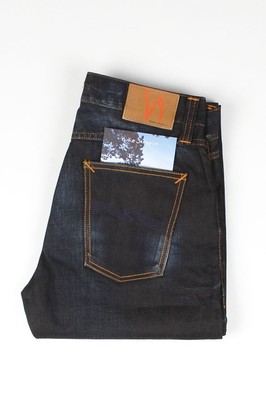 31442 Nudie Jeans Big Bengt Night Thunder Dark Blue Men Jeans size 30/32