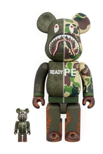 Bape x Readymade 400% + 100% Be@rbrick Bearbrick | eBay Bape x Readymade 400% + 100% Be@rbrick Bearbrick | eBay