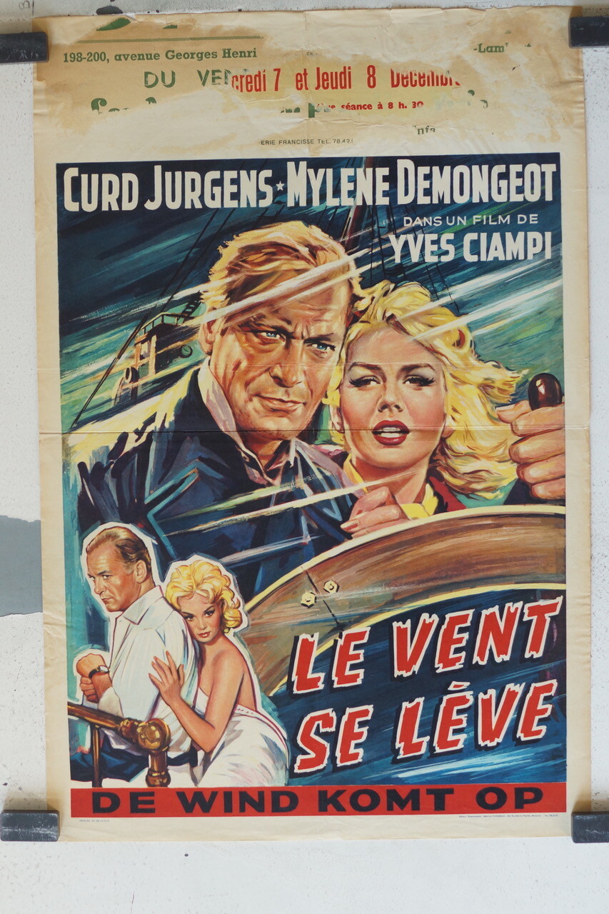 Affiche Film 'Le Vent Se Lève' - 40x53cm Originale Pliée
