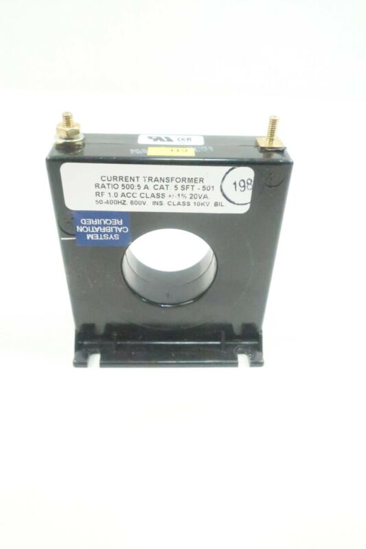 Electro-meters 5SFT-501 Current Transformer 500:5a 600v-ac