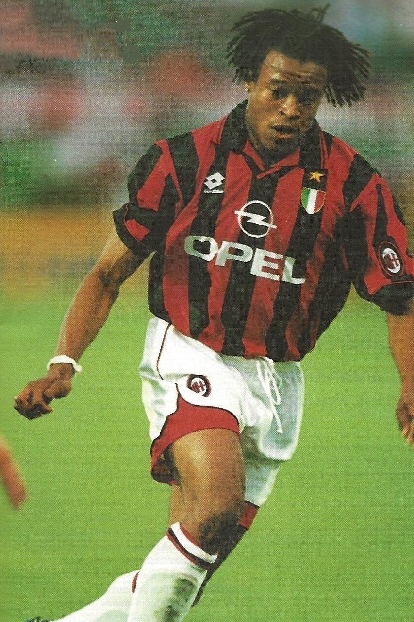 Football Photo EDGAR DAVIDS AC Milan 1996-97 | eBay