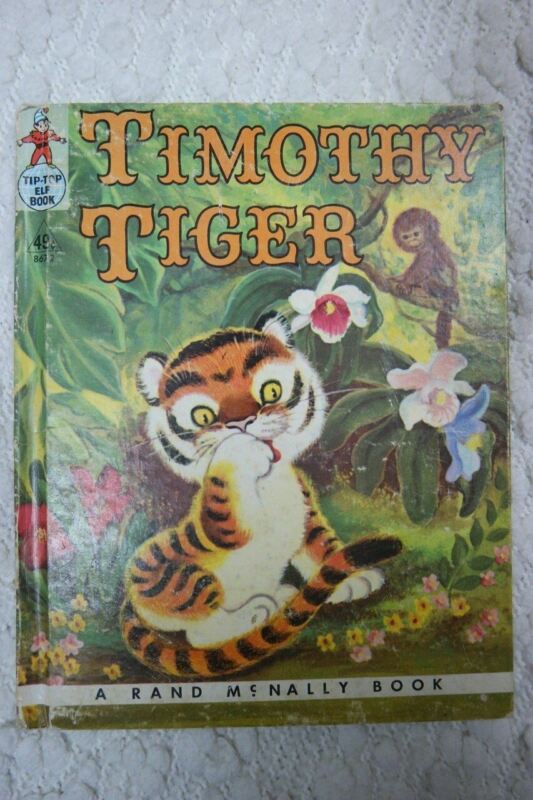 Timothy Tiger By Marjorie Barrows Hardcover Picture Book 1959 Gvc