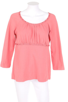 MOTHERHOOD Shirt Maternity Crochet Knit Details M light pink