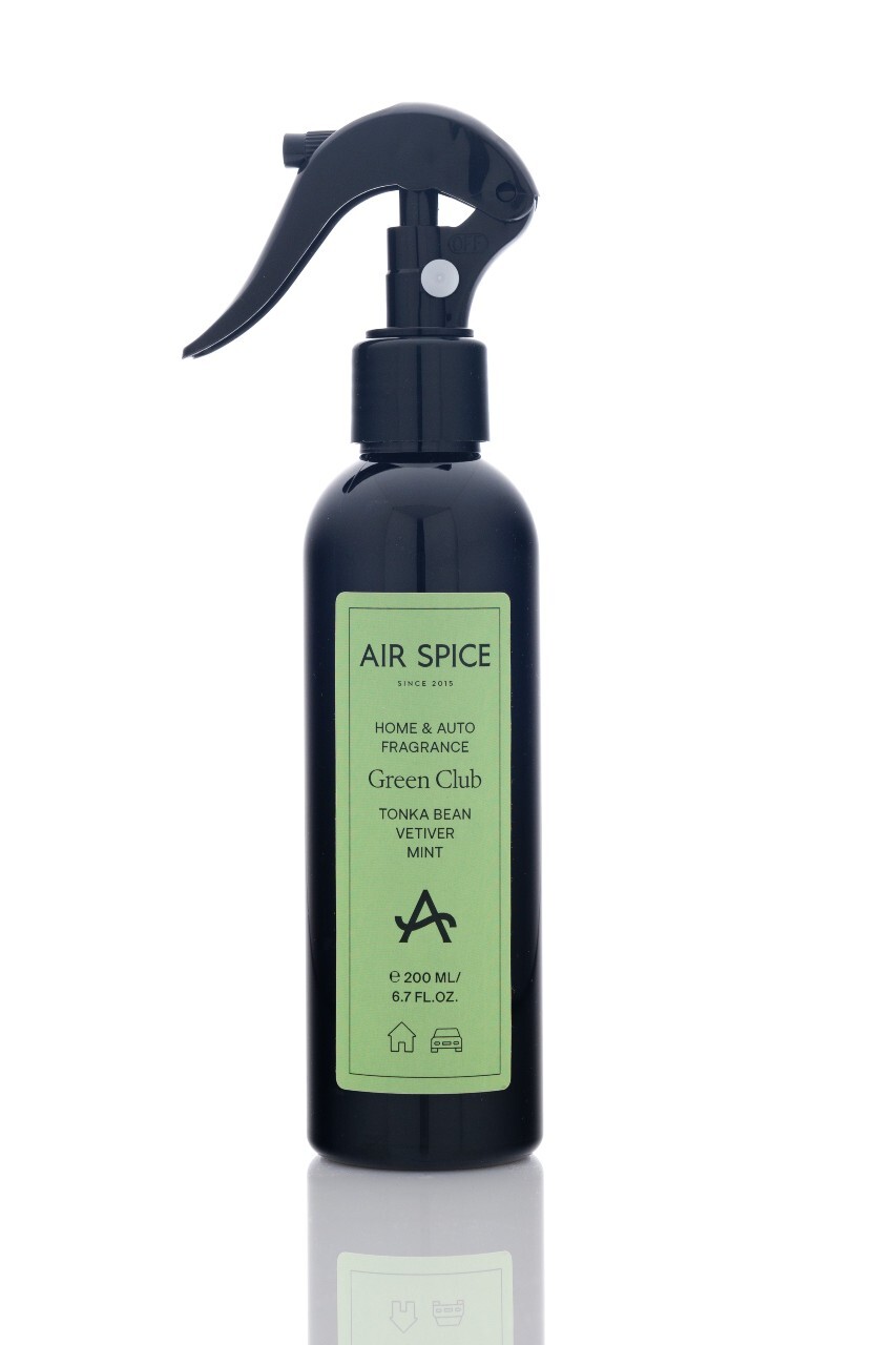 AirSpice Profumato Stanza Spray Mint Tonka Vetiver Verde Clubfragrance 200ml