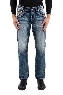 

Мужские джинсы Rock Revival Matlock A202 Alt Straight, Синий