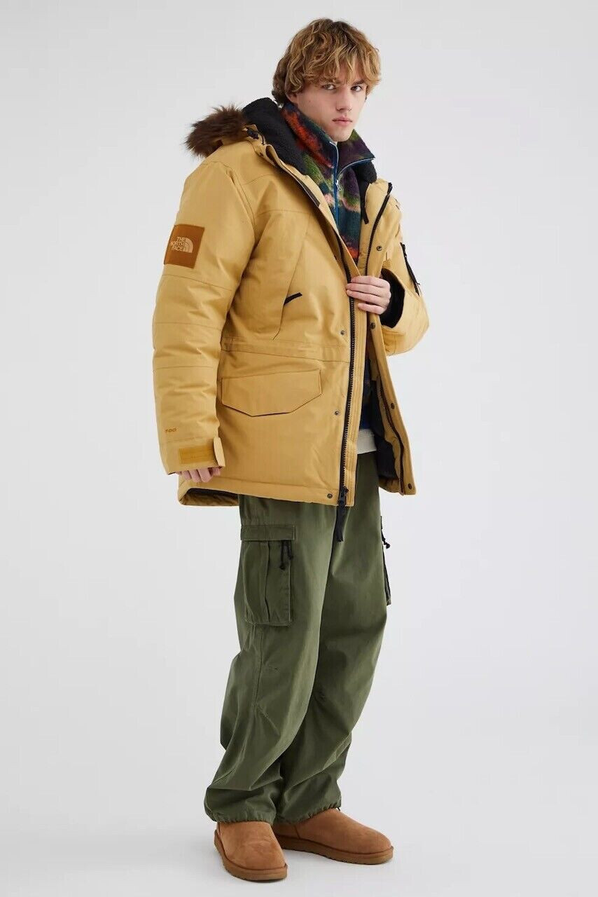 Pre-owned The North Face Expedition Mcmurdo Parka Antelope Tan Size Medium Limited Edition In Brown