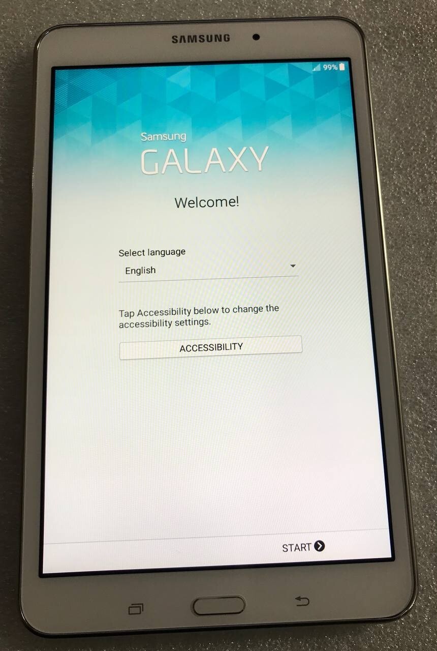 SAMSUNG GALAXY TAB 4- 16GB-WHITE -AT&T + UL 