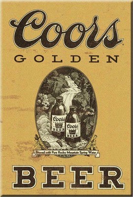 Coors Golden Beer 2''X3'' Premium Fridge Magnet