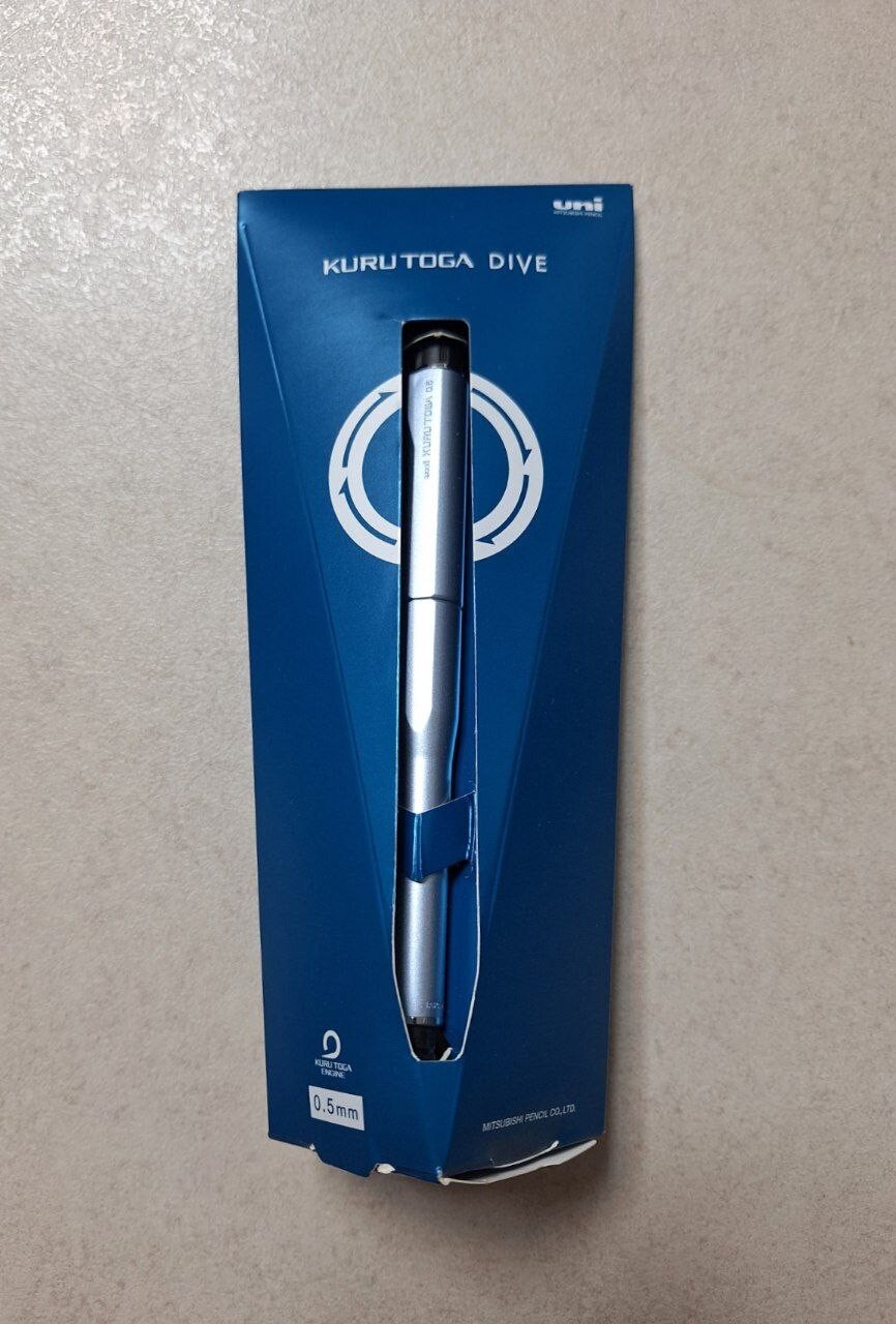 UNI Kuru Toga Dive - 0.5mm Mechanical Pencil CASCADE BLUE