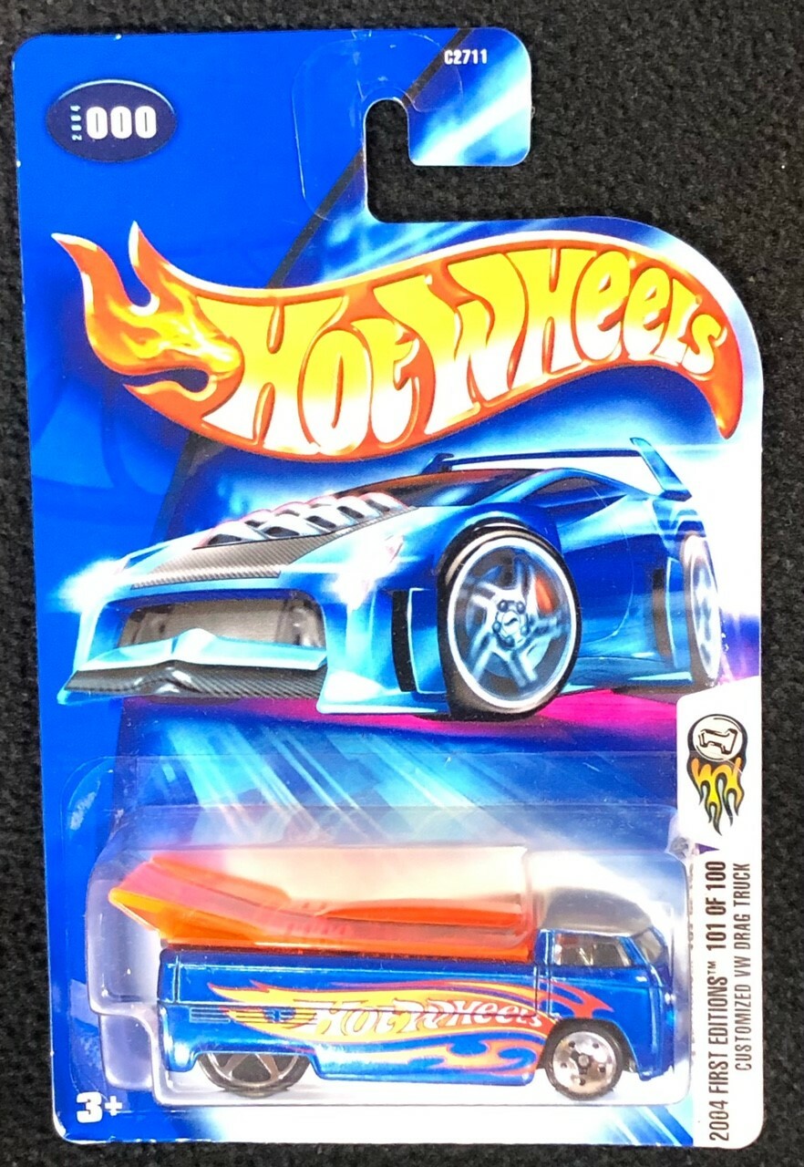 HotWheels 2004 vw DRAG TRUCK 超希少‼️ Customized VW Drag Truck * Hot Wheels 2004 First Edition
