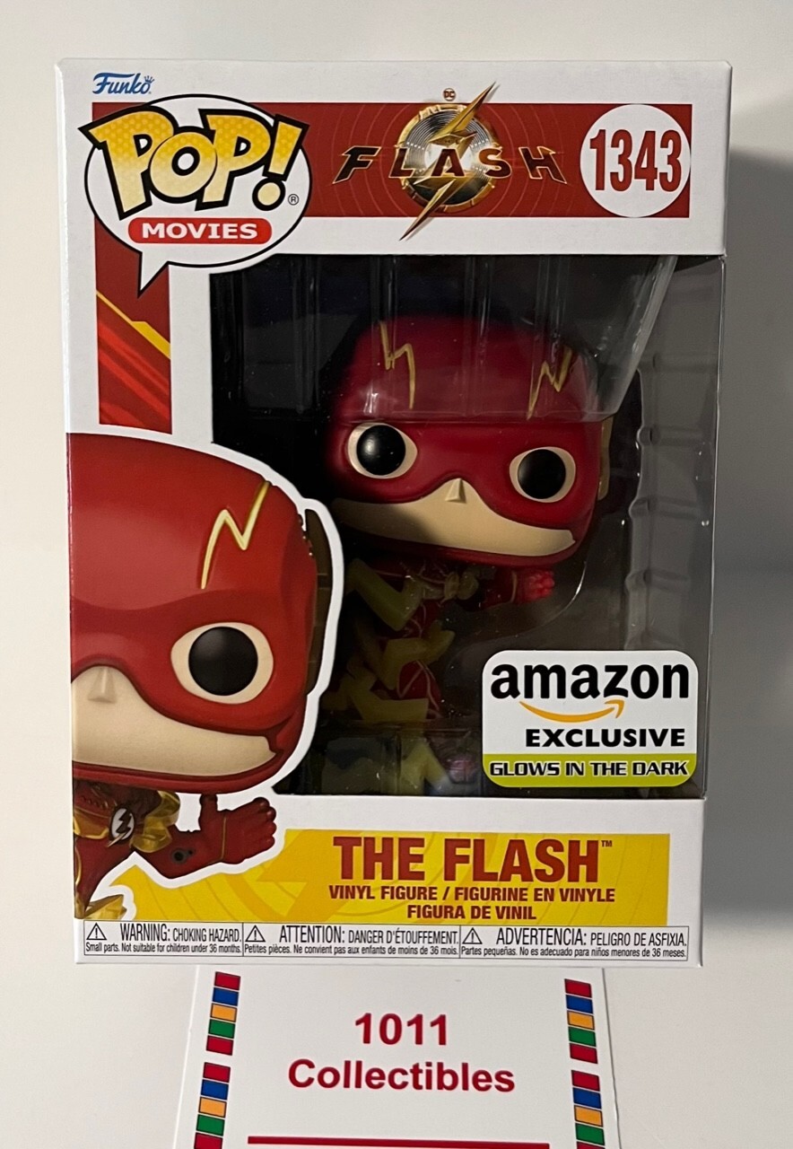 Funko Pop Movies The Flash Glow in The Dark Amazon Exclusive