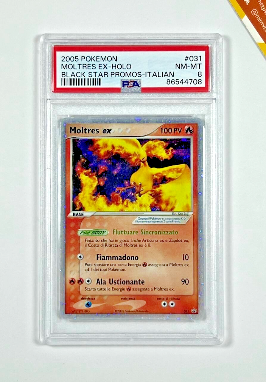 【PSA8】R団のファイヤーex moltres Pokemon Card Rocket's Moltres ex SR 112/098 sv10 The Glory