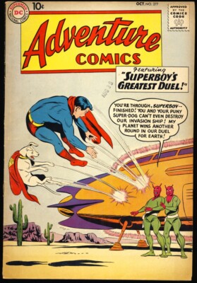 ADVENTURE COMICS #277 1960 VG/FN SUPERBOY ''Duel For Earth'' AQUAMAN CONGORILLA