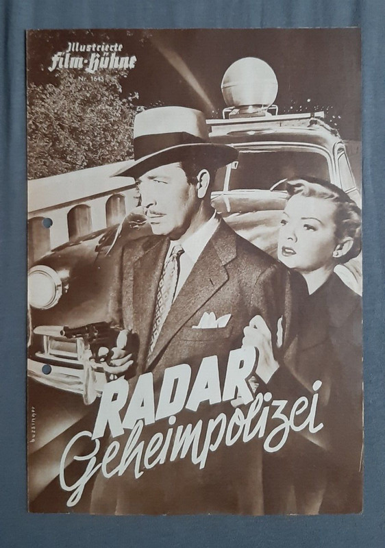 Ifb 1643  -  Radar Geheimpolizei  (John Howard)  -  Film-BüHne Filmprogramm