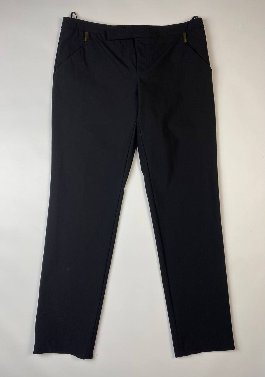 GUCCI Black Straight Cnino Dress Trousers Pants Size 46 GUCCI Black Straight Cnino Dress Trousers Pants Size 46