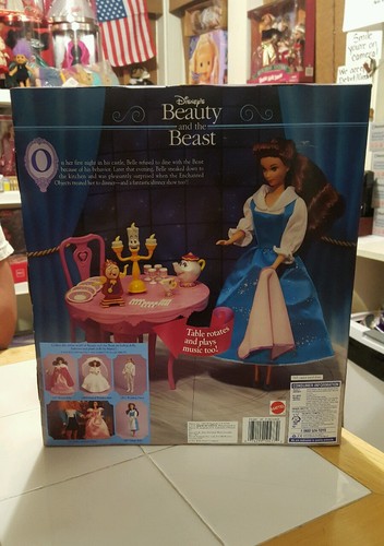 Disney Beauty and the Beast Be Our Guest Musical Gift Set Belle & Friends 1993