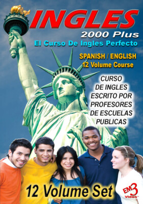 INGLES 2000 Plus - 12 Volume Course El Curso De Ingles (was $199 Buy Now $99.00)