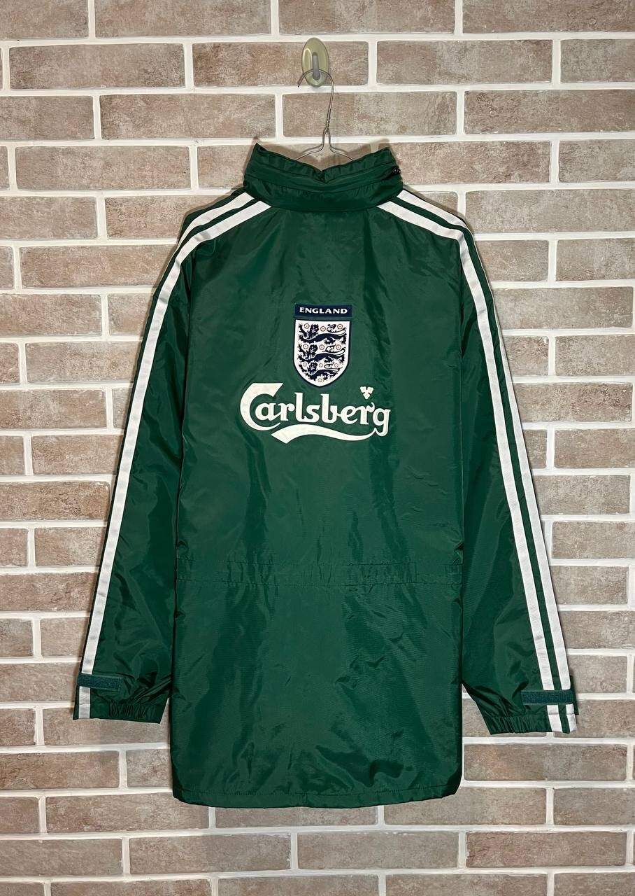 ウェア 90s England football training jacket NWT 90s England Football Carlsberg Rain Training Jacket