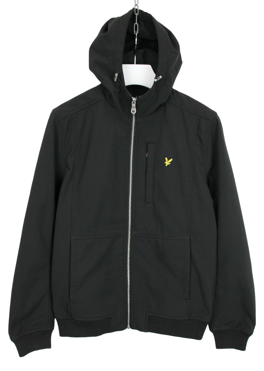 Lyle & Scott ジッパー付きジャケット Lyle and Scott Vintage Zip Through Hooded Jacket Small Jet