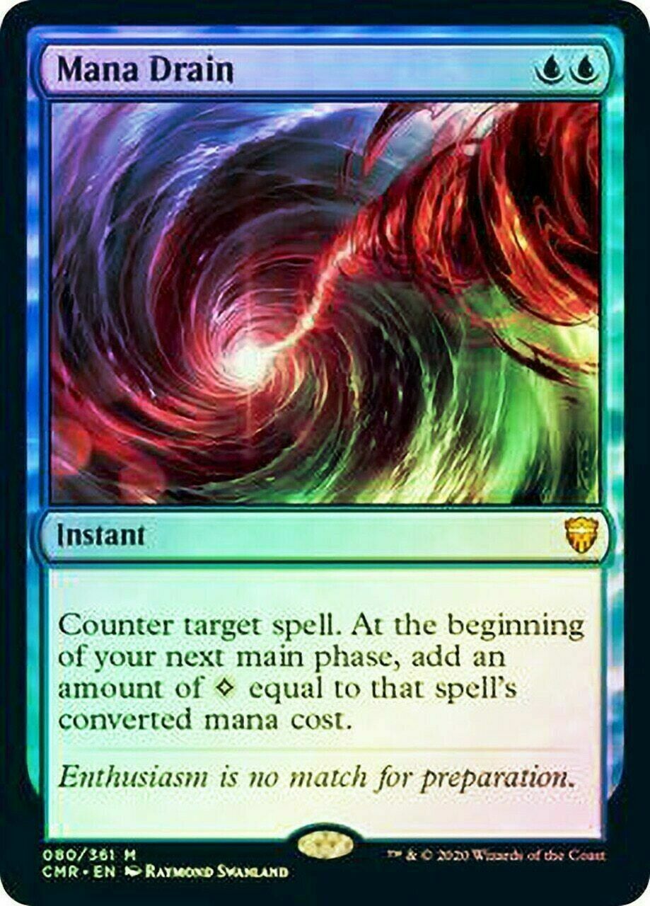 Mana Drain - Foil - Commander Legends - English - MTG Magic Mana Drain - Foil - Commander Legends - English - MTG Magic