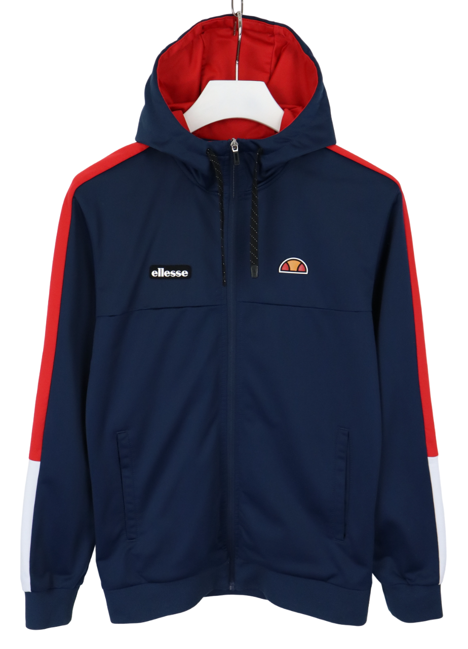 Ellesse フード付きレッドジャケット Ellesse フード付きレッドジャケット