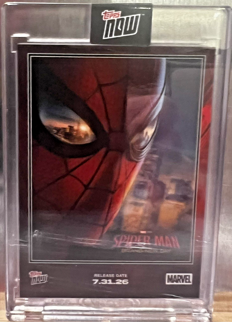 🕸️2026 Marvel Topps Now- Spider-Man Brand New Day #SM01 ENCASED🕸️