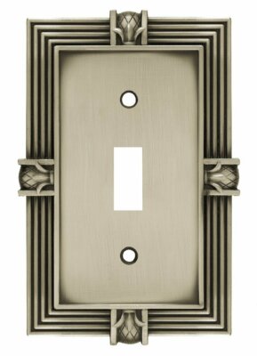 Pineapple Toggle Wall Plate Pewter 64464