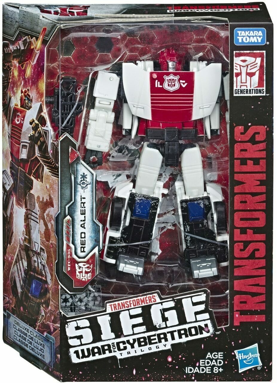 トランスフォーマー War for Cybertron RED ALERT Transformers Collectible Child Action Figures, Plastic Red