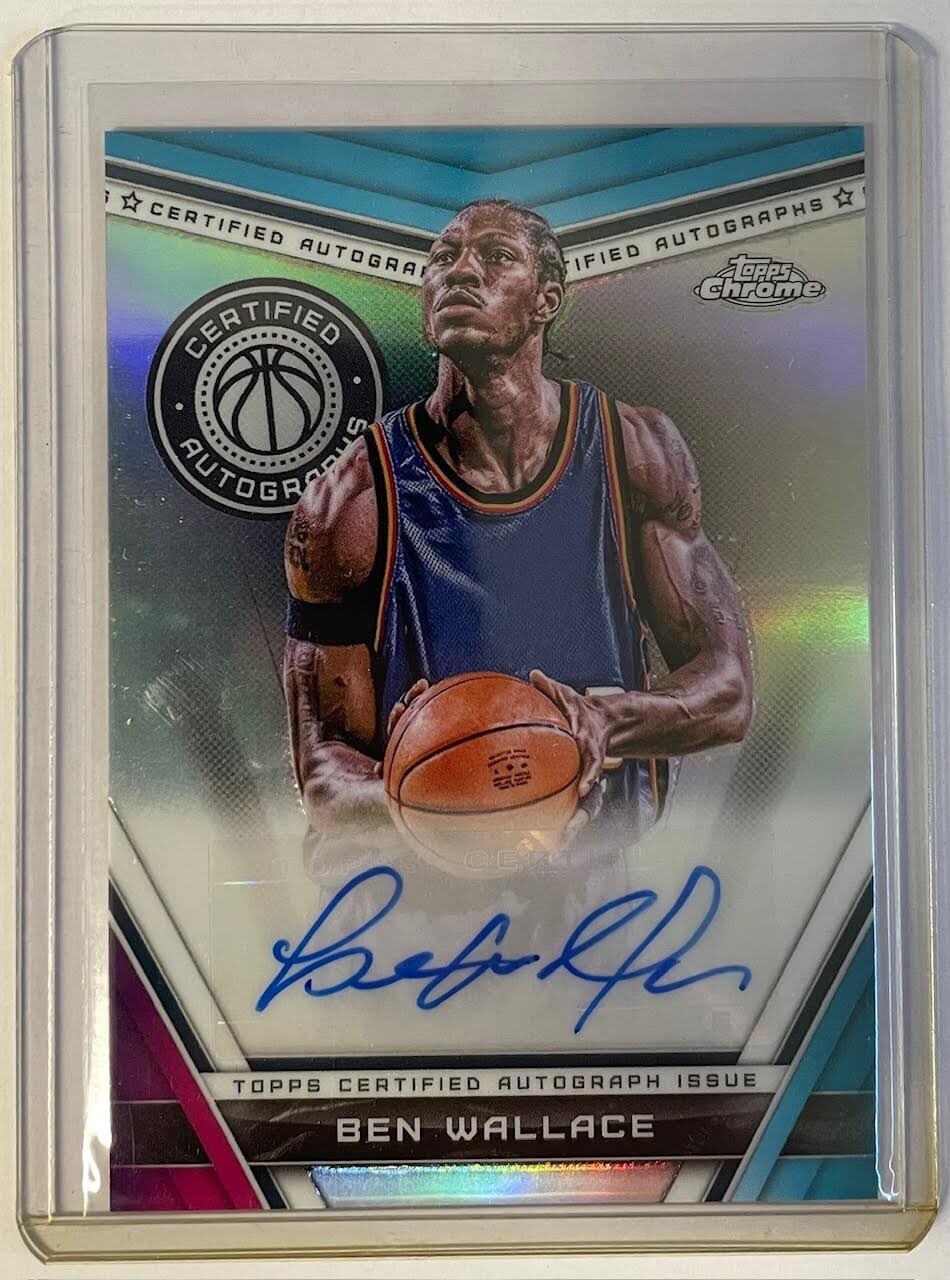 その他 UD Ben Wallace auto card 2023-24 Panini Noir Black & White Ben Wallace Autograph