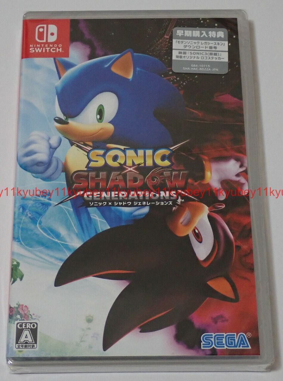 New Nintendo Switch Sonic x Shadow Generations Japan HAC-P New Nintendo Switch Sonic x Shadow Generations Japan HAC-P