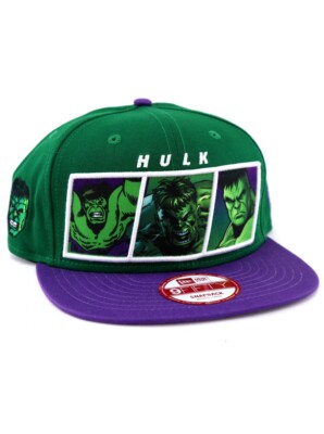 INCREDIBLE HULK COMIC PANEL SNAP BACK CAP