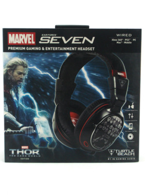 Marvel Ear Force Seven Thor Gaming Headset xBox 360 PS3 PC Mac Turtle Beach New