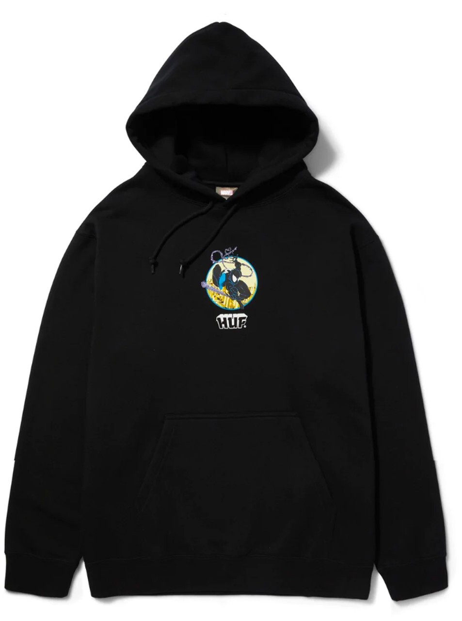 【HUF】Marvel '90s Spider-Man Inspired Oversized Hoodie Huf x Spider-Man #300 Marvel Pullover Hoodie Size Medium