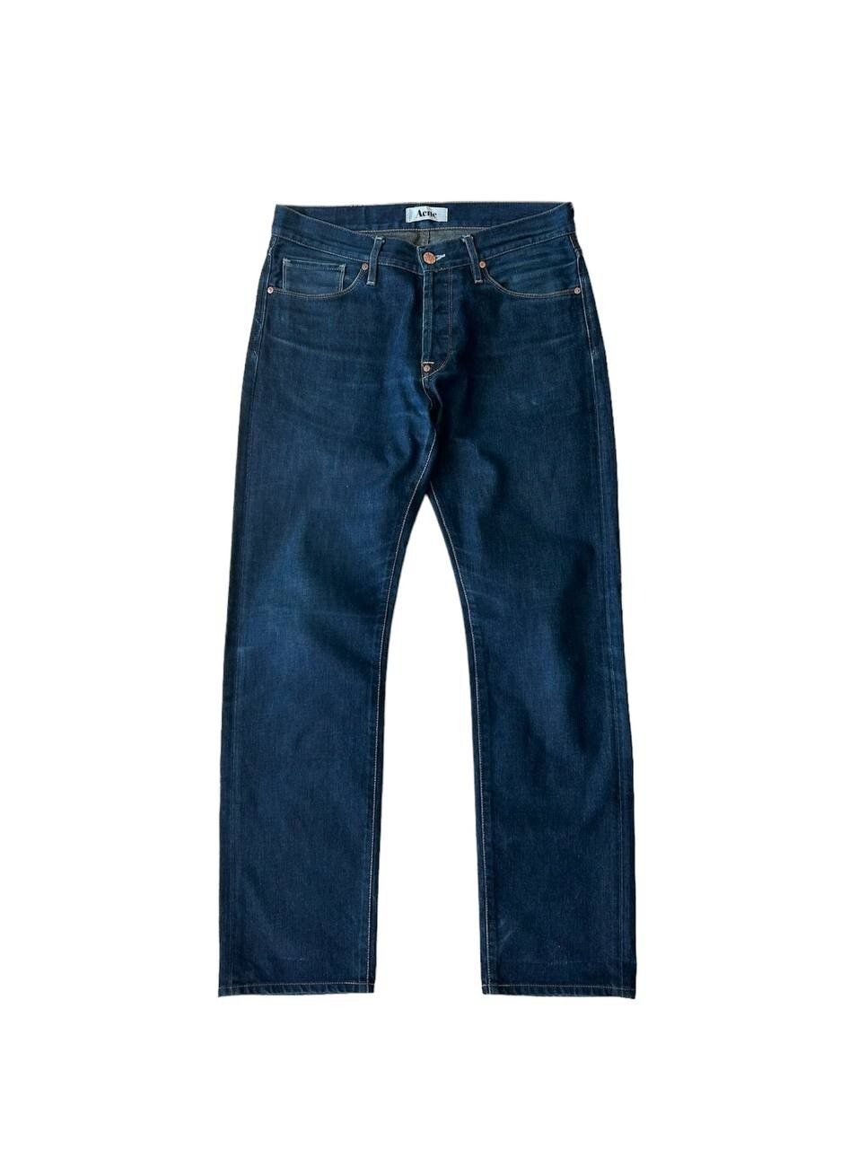 Acne Studios::デニム[RESALE] Acne Studios Dark Gray Paint Splatter Distressed Max Man Ray