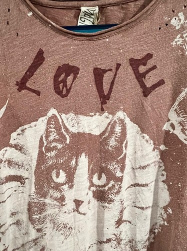 Pre-owned Magnolia Pearl Love Unisex Tee Shirt In White