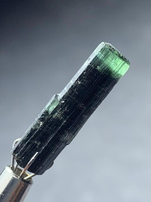 7 Carat beautiful terminated bi color Tourmaline crystal from Afghanistan