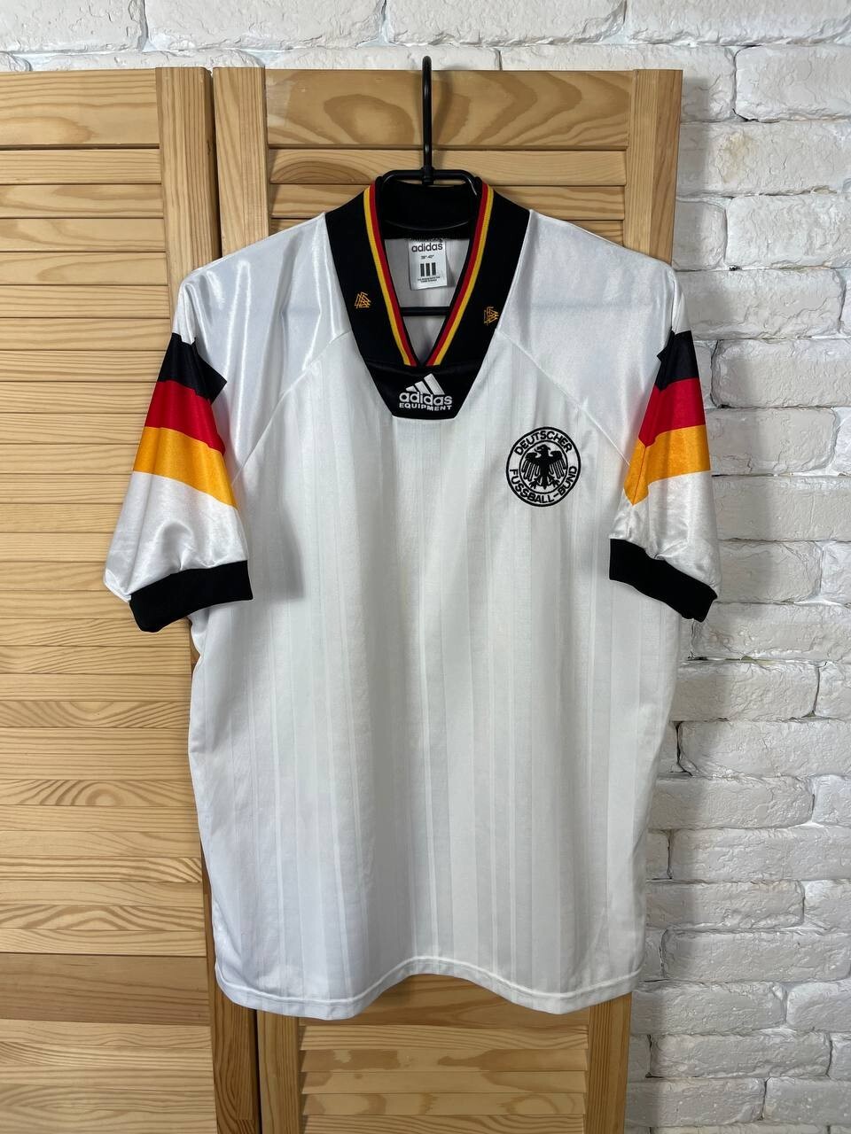 た1422 ドイツ代表 1992 adidas ビンテージ レプリカユニフォーム M