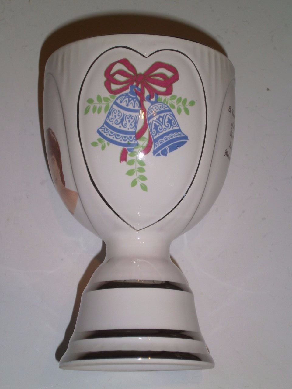 Charles Diana Marriage Commemorative Goblet Silva Staffordshire + Mug England