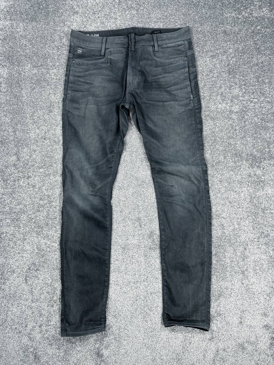 G-Star RAW D-Staq 3D Super Slim 　32×32 G Star Raw Jeans Mens 34 D Staq 3d Super Slim Gray Coated